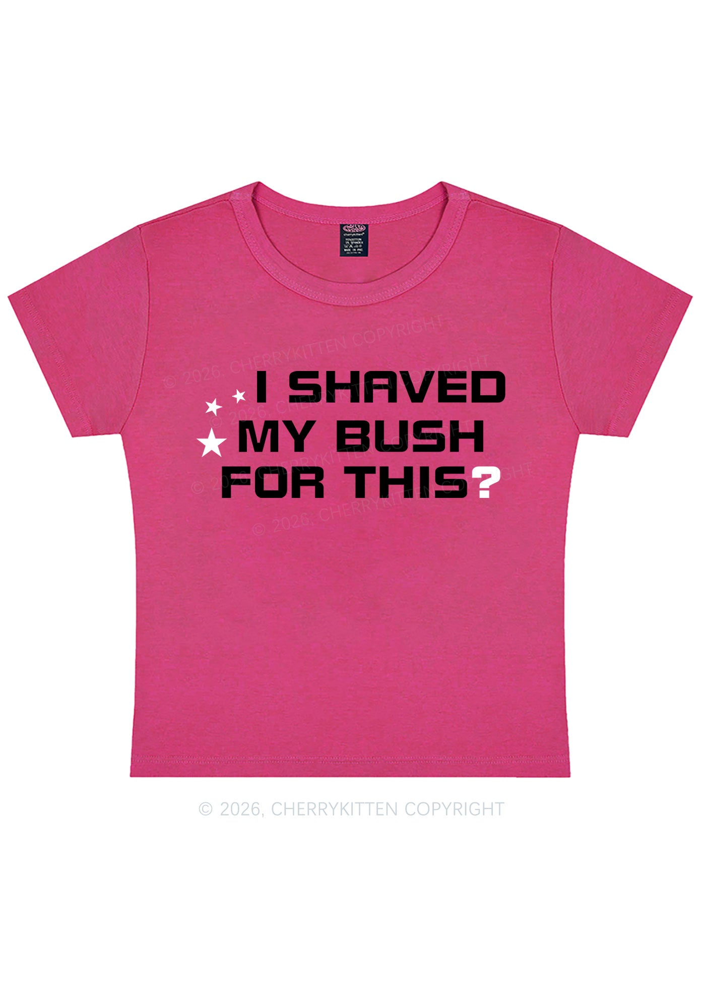 Shaved My Bush For This Y2K Baby Tee Cherrykitten