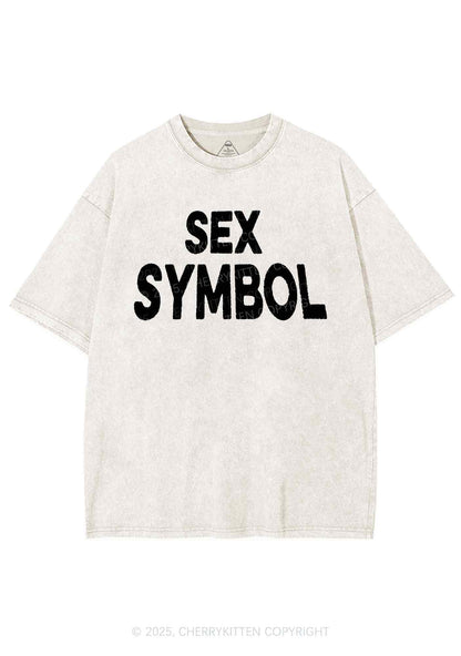 Sx Symbol Y2K Shirts Washed Tee Cherrykitten