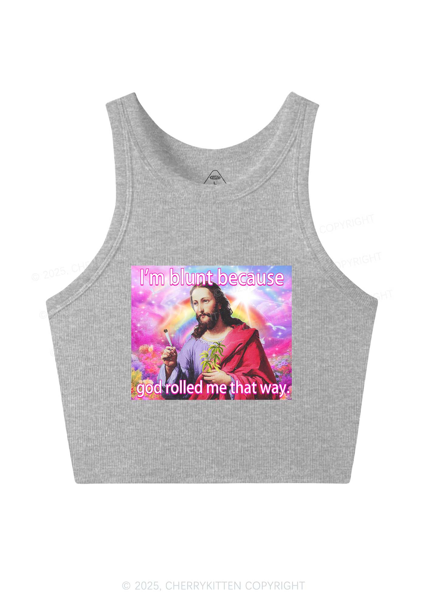 Im Blunt Y2K Crop Tank Top Cherrykitten