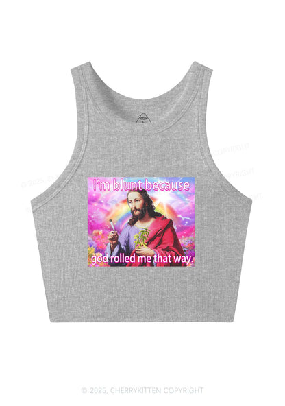 Im Blunt Y2K Crop Tank Top Cherrykitten