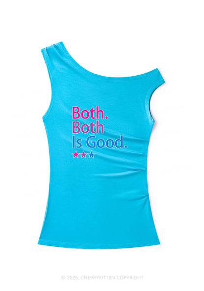 Both Is Good Pride Y2K Off Shoulder Tank Top Cherrykitten