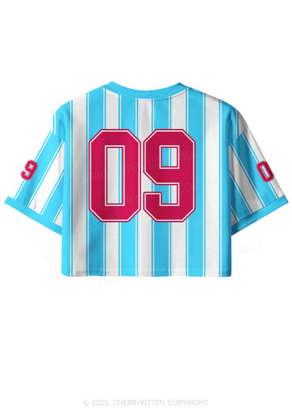 Custom Even Baddies Get Saddies Y2K Crop Sport Jersey Shirts Cherrykitten