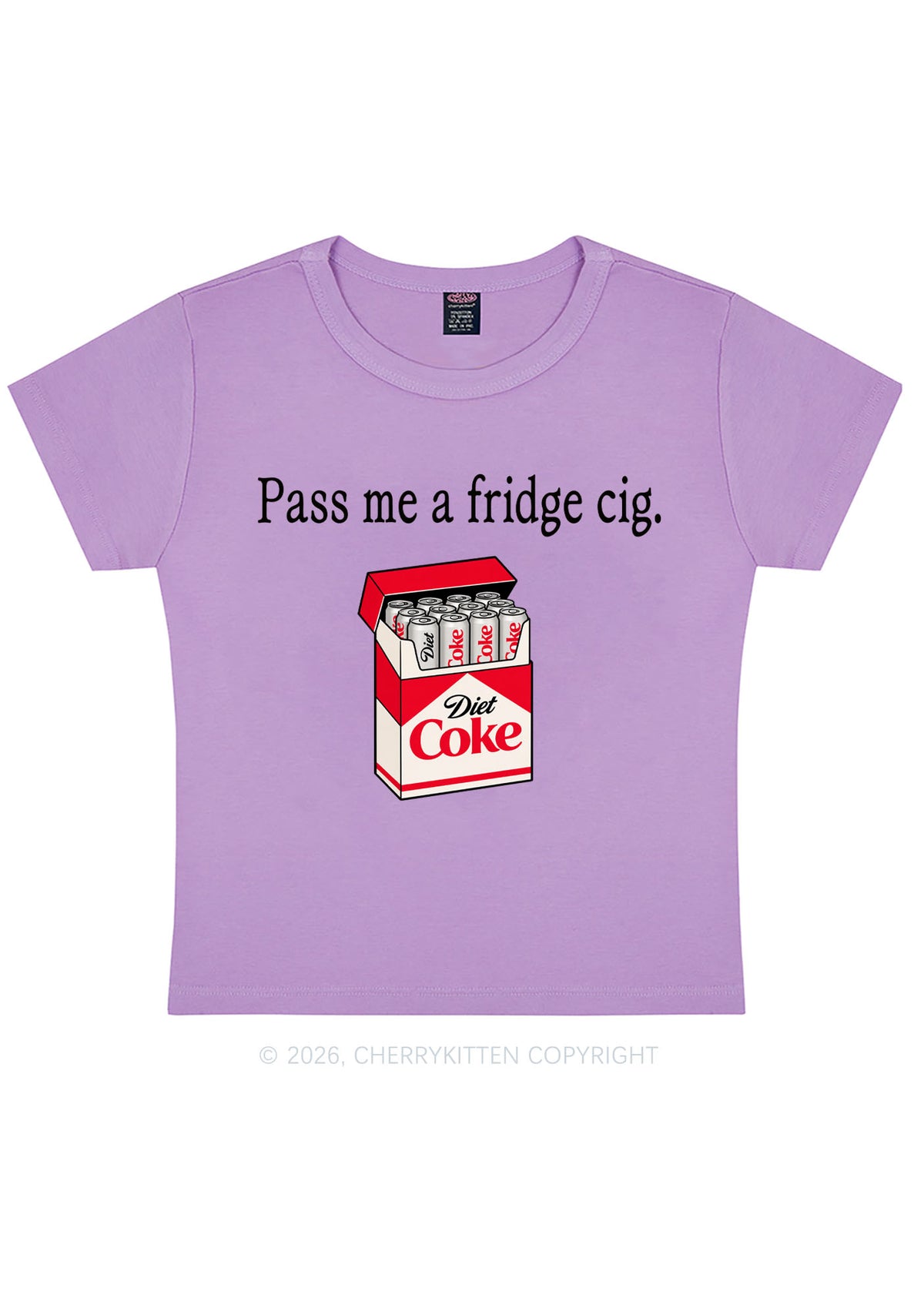 Pass Me Fridge Cig Y2K Baby Tee Cherrykitten