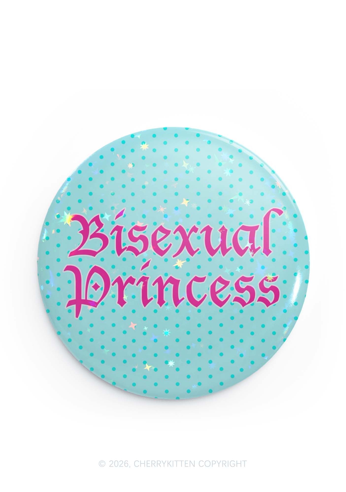Bisexual Princess Pride 1Pc Y2K Pin Badge Cherrykitten