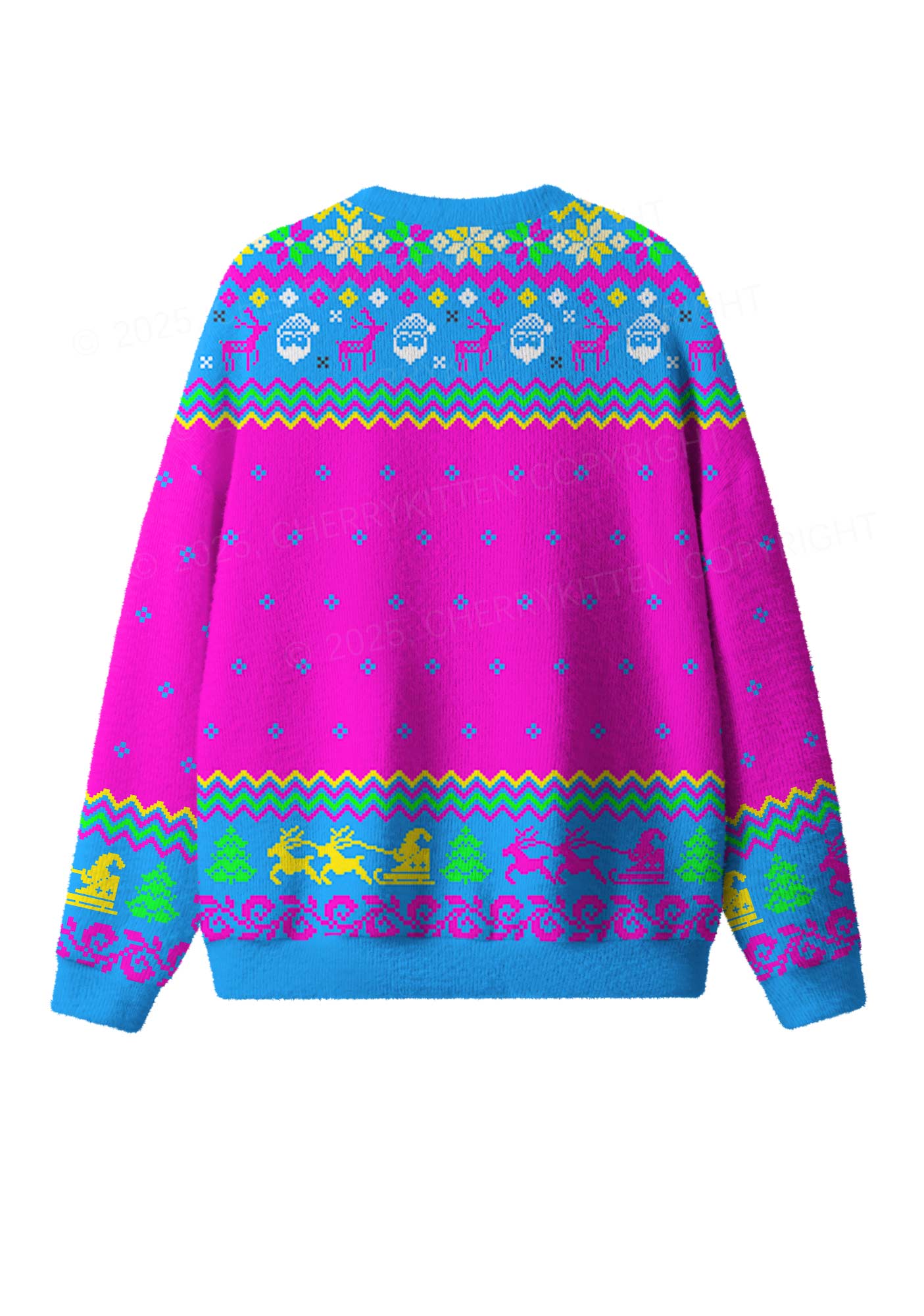 Ya Filthy Animal Y2K Christmas Knit Sweatshirt Cherrykitten