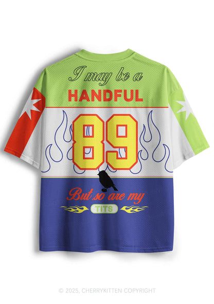 Custom Be A Handful Y2K Sport Jersey Shirts Cherrykitten