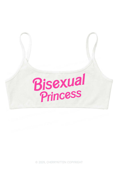 Bisexual Princess Pride Y2K Super Crop Cami Cherrykitten