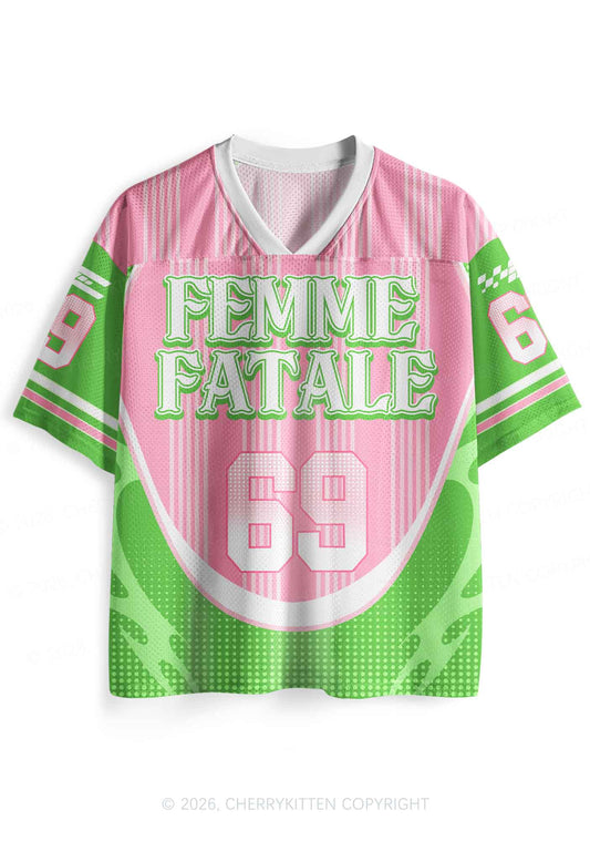 Femme Fatale Pride Y2K Sport Jersey Shirts Cherrykitten