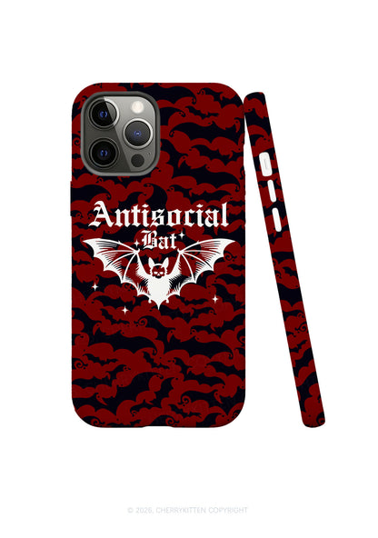 Halloween Antisocial Bat Y2K Phone Case Cherrykitten