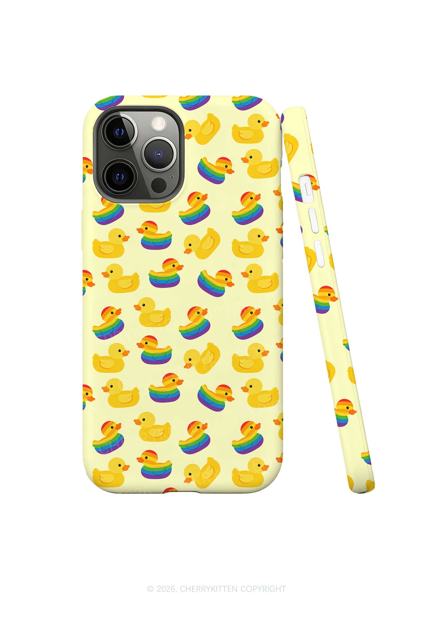 Rainbow Ducks Pride Y2K Phone Case Cherrykitten