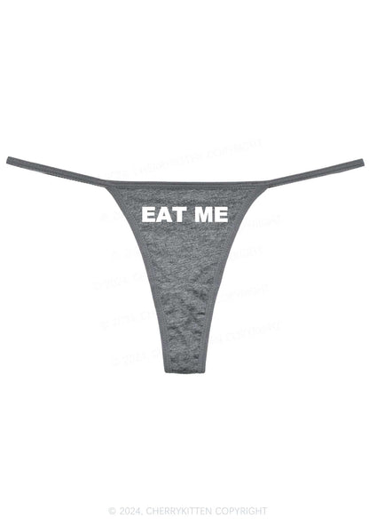 Eat Me Y2K Flat String Thong Cherrykitten