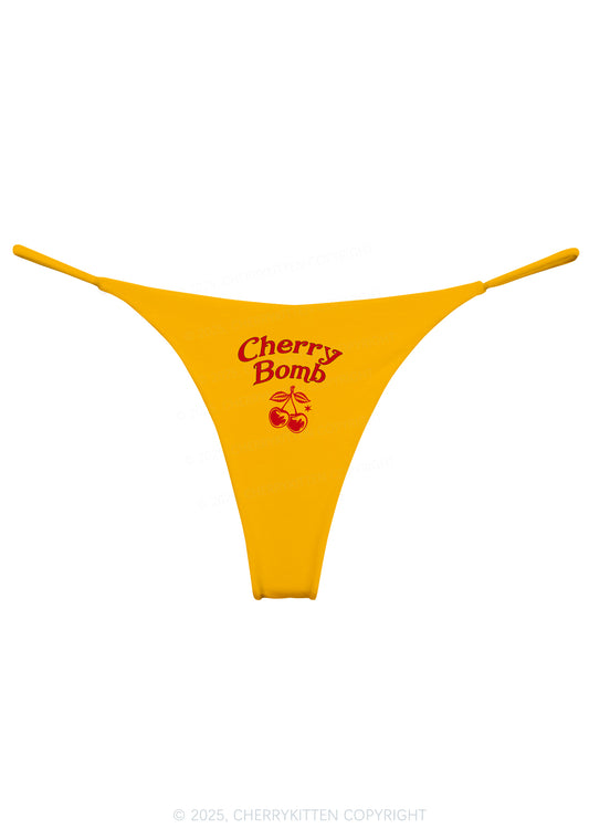 Cherry Bomb Y2K Bikini String Thong Cherrykitten