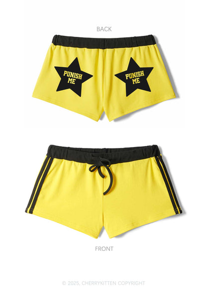 Punish Me Y2K Drawstring Mini Shorts Cherrykitten