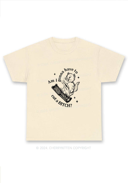 Cut A Bxxch Y2K Chunky Shirt Cherrykitten