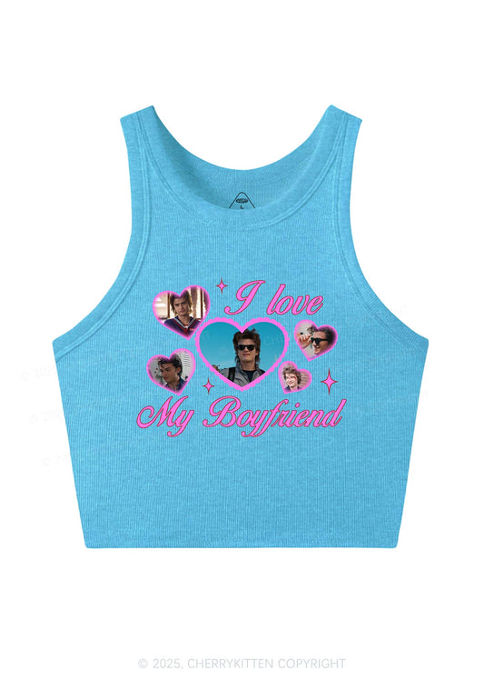 I Love My Boyfriend SH Y2K Crop Tank Top Cherrykitten