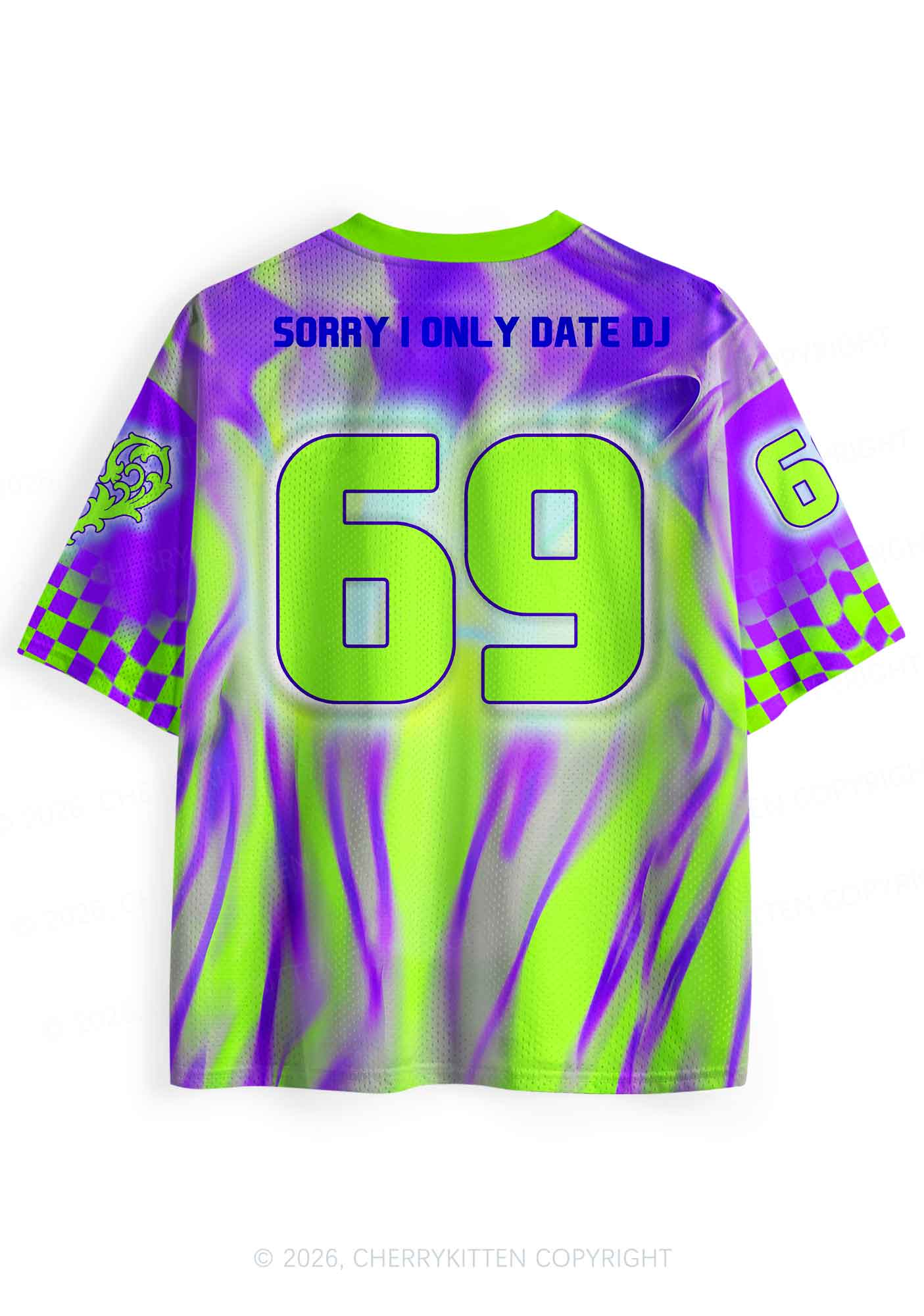Sorry I Only Date DJ Y2K Sport Jersey Shirts Cherrykitten