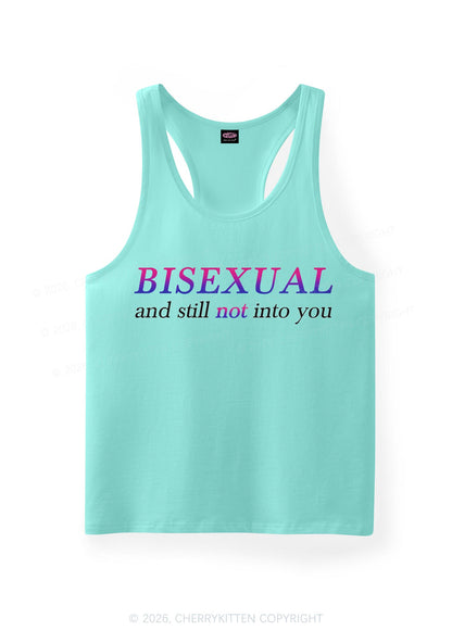 Bisexual And Still Not Into You Pride Y2K Men Racerback Tank Top Cherrykitten