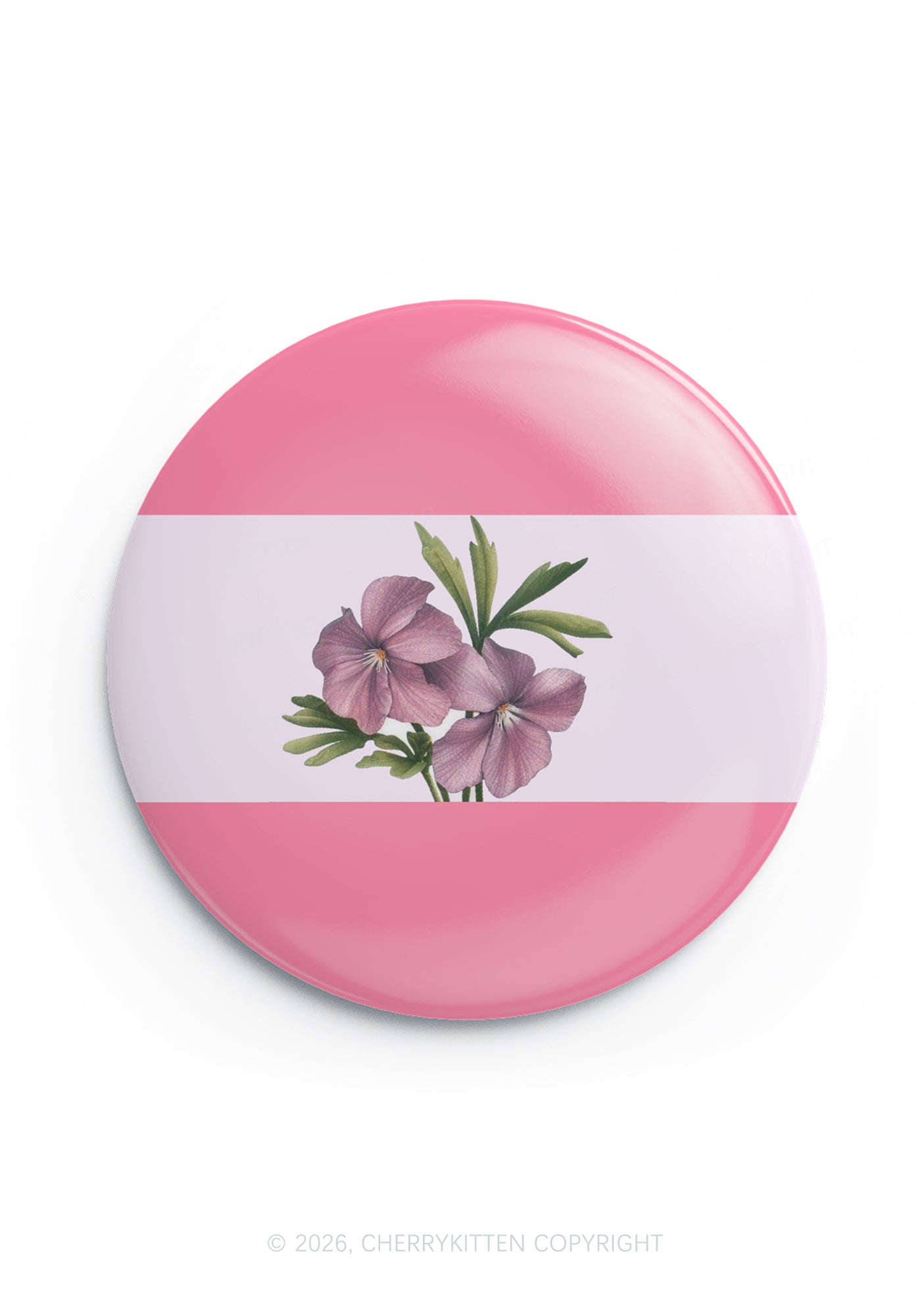 Sapphic Violet Pride 1Pc Y2K Pin Badge Cherrykitten