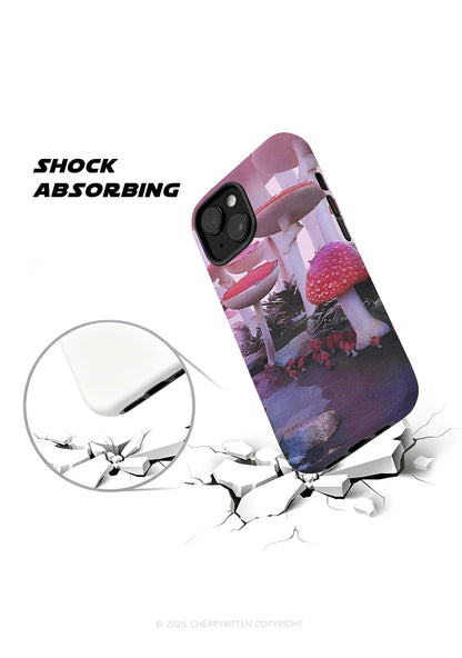 Pink Mushroom Y2K Phone Case Cherrykitten