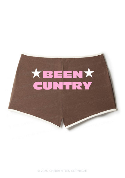 Been Cuntry Y2K Contrast Mini Shorts Cherrykitten