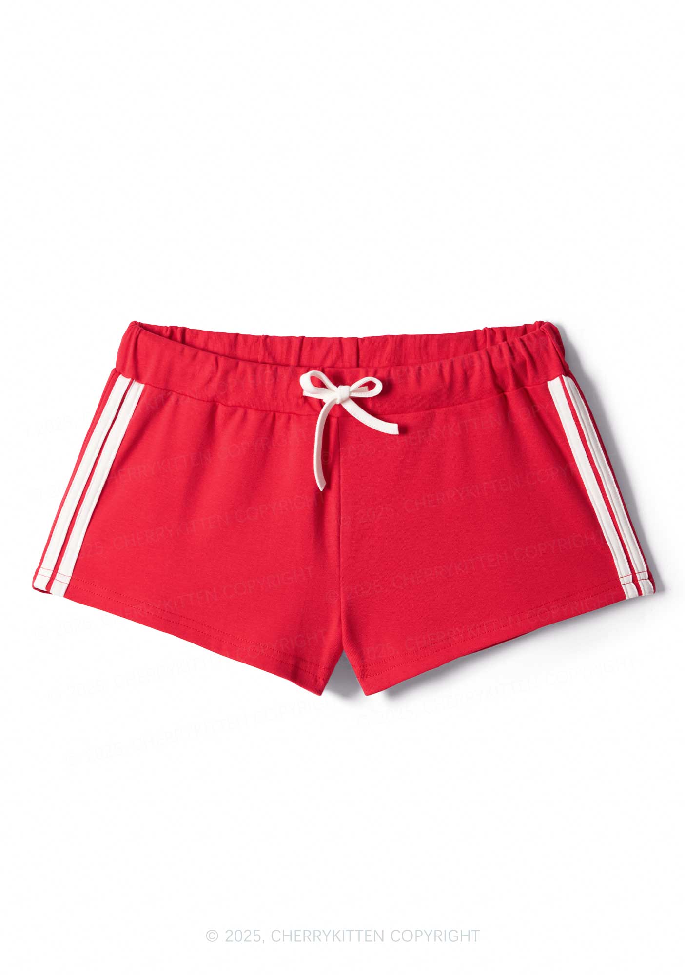 Plain Y2K Drawstring Mini Shorts Cherrykitten