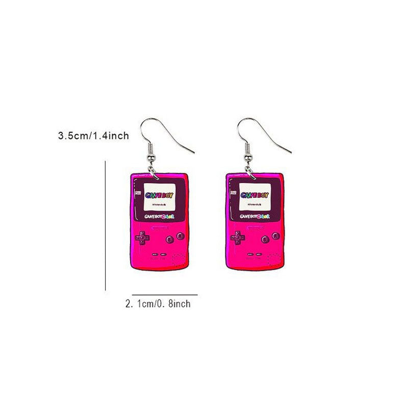 Pink Retro Game Console Y2K Earrings Cherrykitten