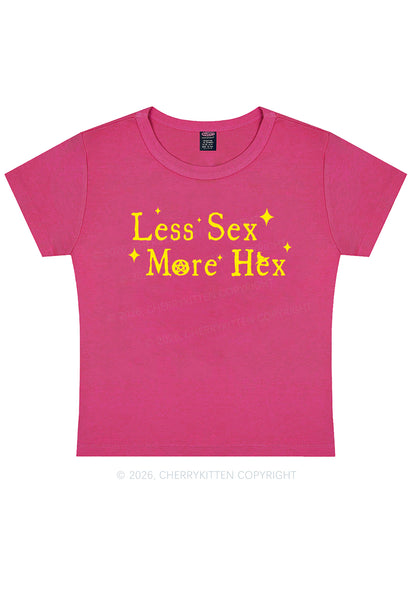 Less Sx More Hex Y2K Baby Tee Cherrykitten