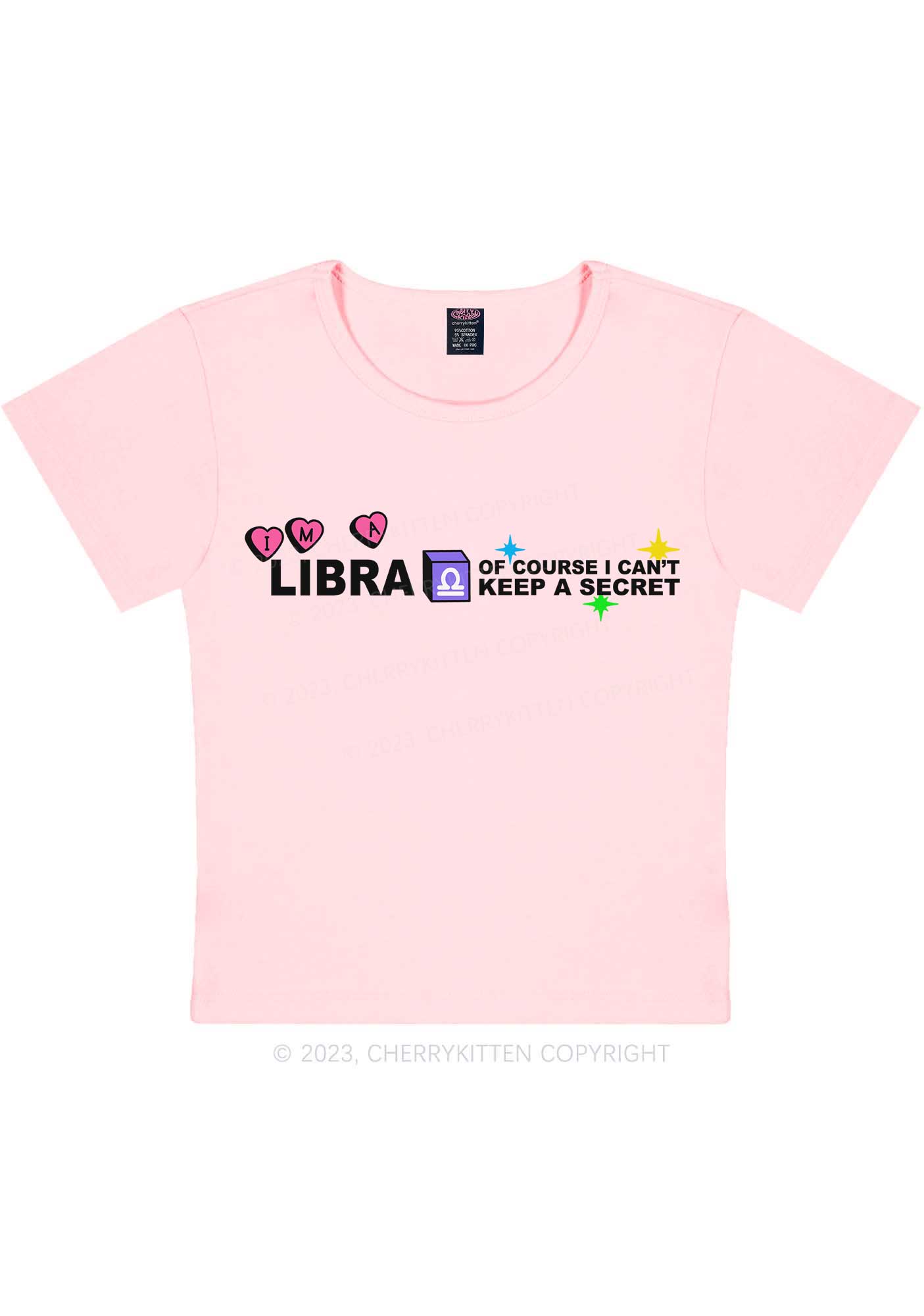 I'm A Libra Y2K Baby Tee Cherrykitten