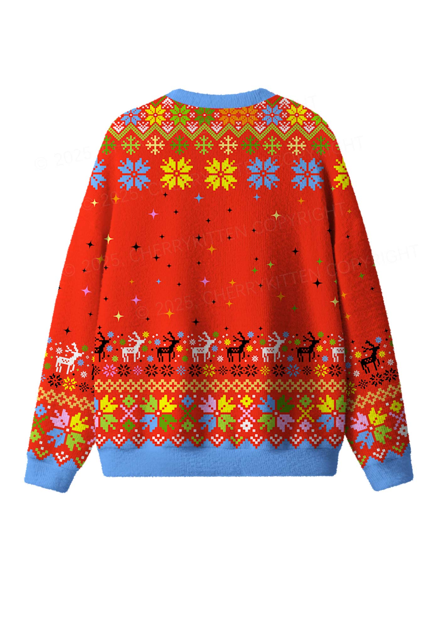 Im Not Going Y2K Christmas Knit Sweatshirt Cherrykitten