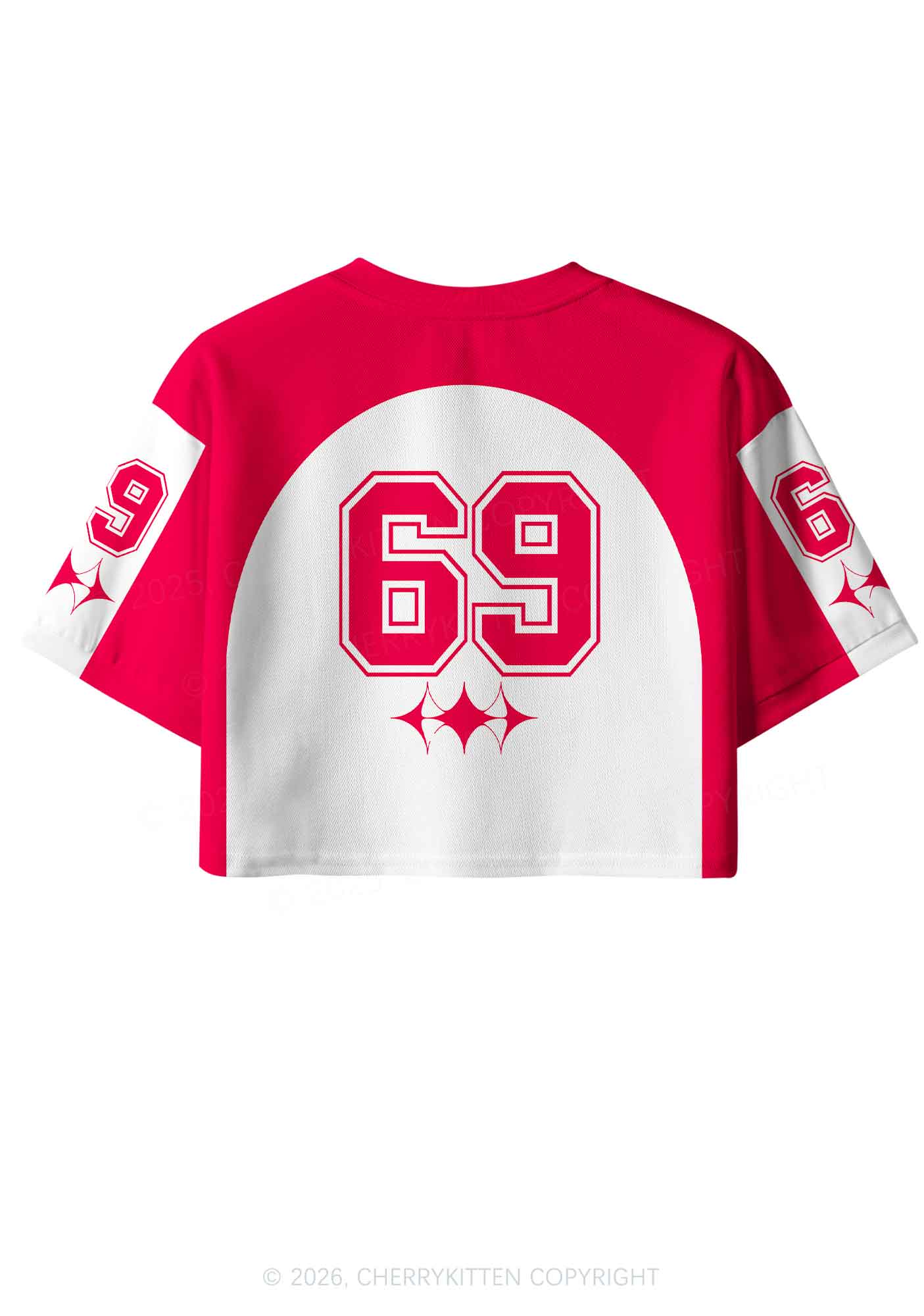 I Love Girls Who Eat Girls Pride Y2K Crop Sport Jersey Shirts Cherrykitten