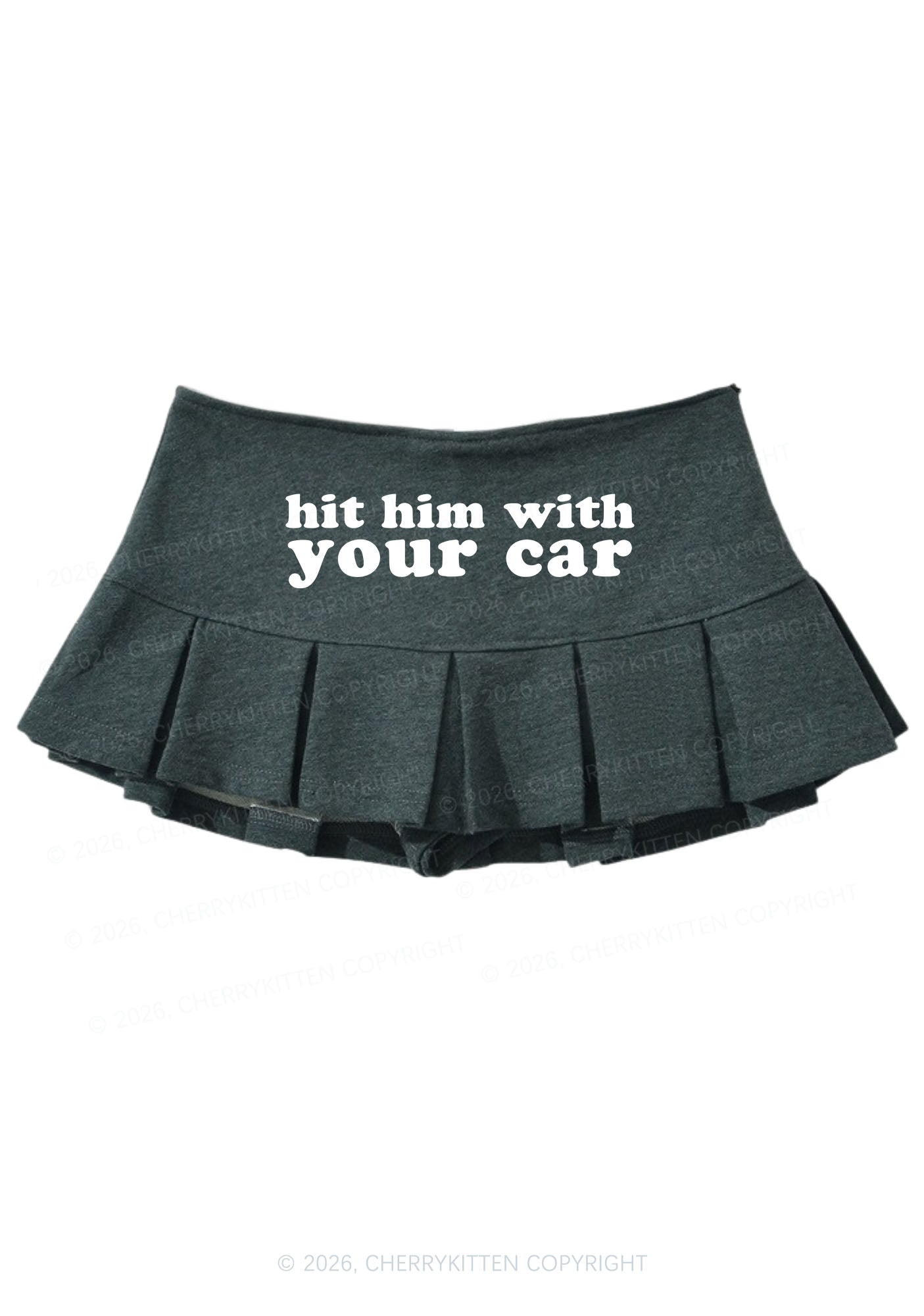 Hit Him Y2K Mini Pleated Skirts Cherrykitten