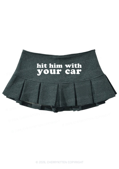 Hit Him Y2K Mini Pleated Skirts Cherrykitten