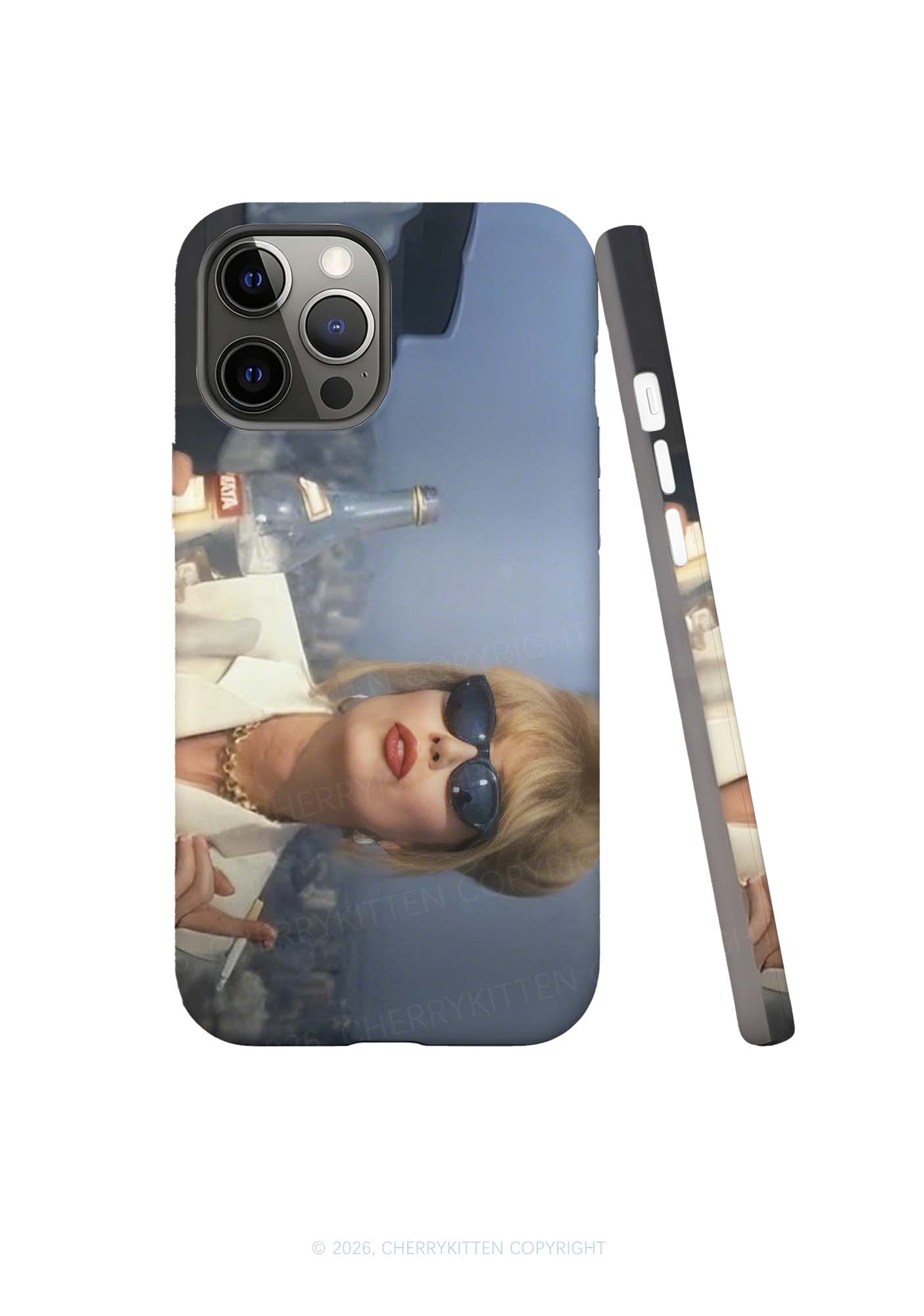 Vintage Chic Lady Y2K Phone Case Cherrykitten