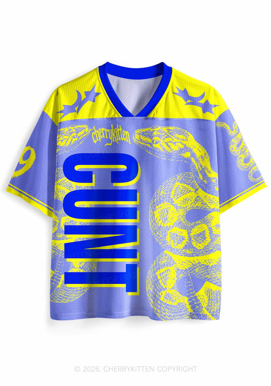 Snake Blue Cxxt Y2K Sport Jersey Shirts Cherrykitten