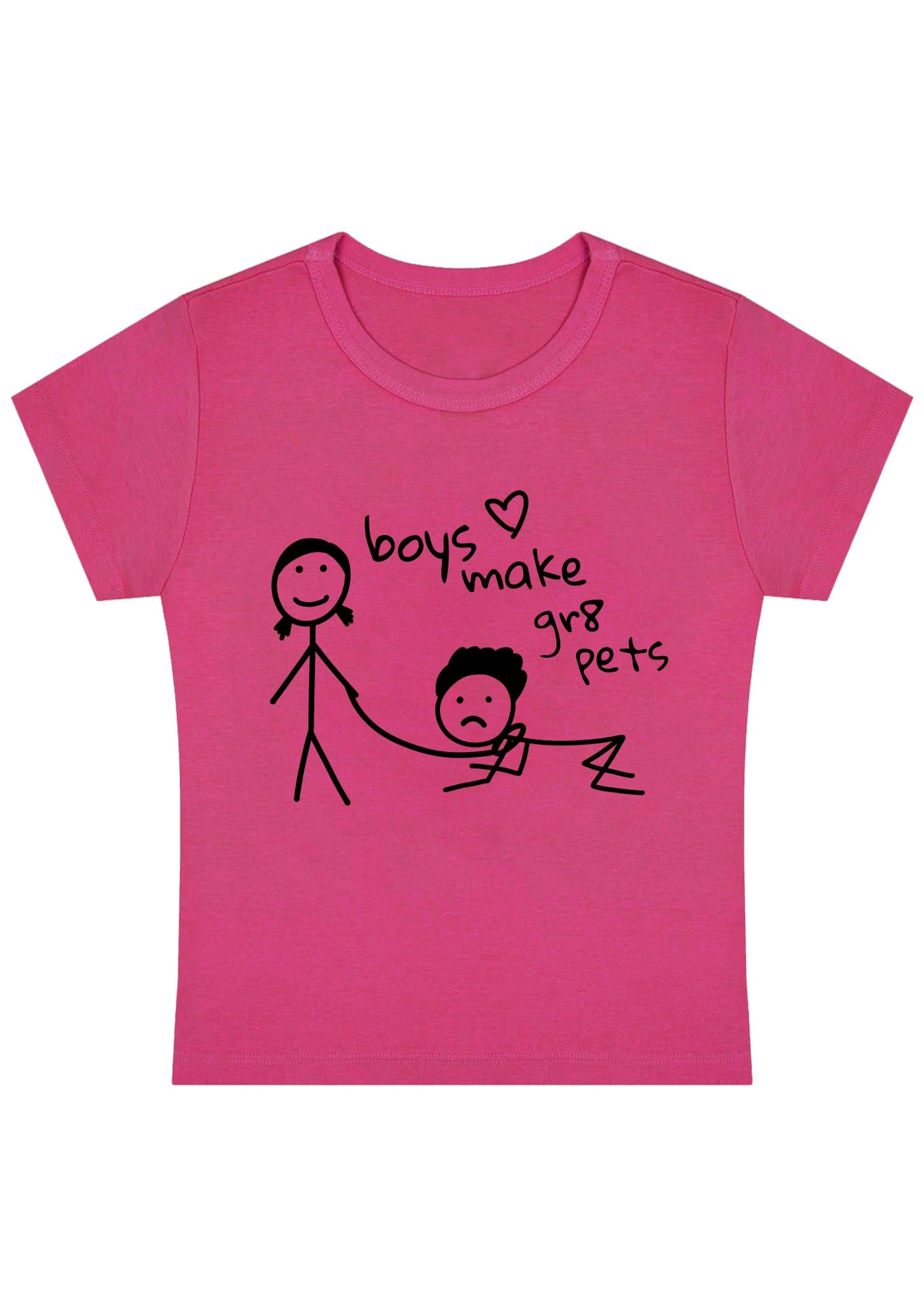 Cherrykitten Boys Make Gr8 Pets Y2K Baby Tee for Sale