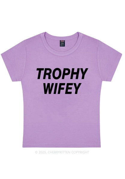 Trophy Wifey Y2K Baby Tee Cherrykitten