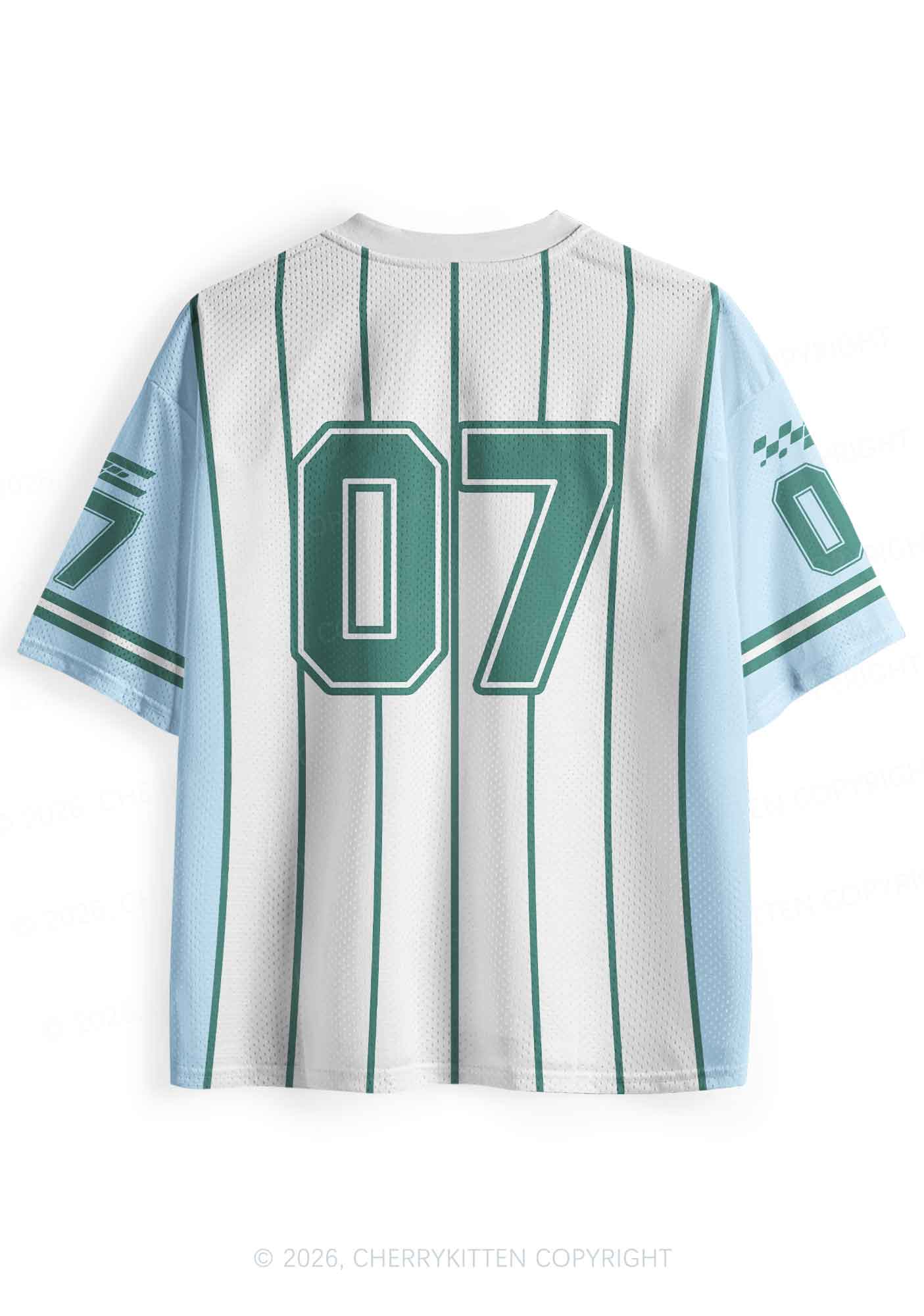 Green Stripes Bisexual Mess Pride Y2K Sport Jersey Shirts Cherrykitten