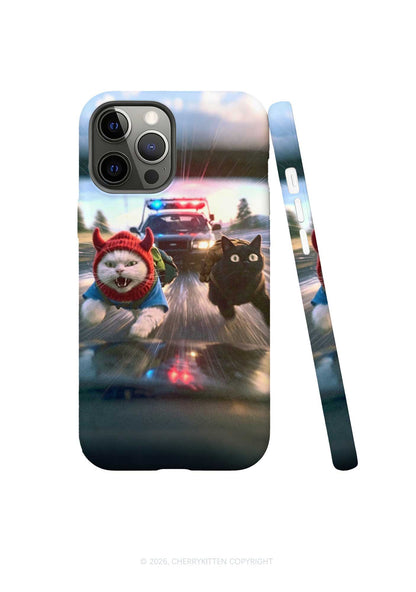 Halloween Chase Cat Y2K Phone Case Cherrykitten