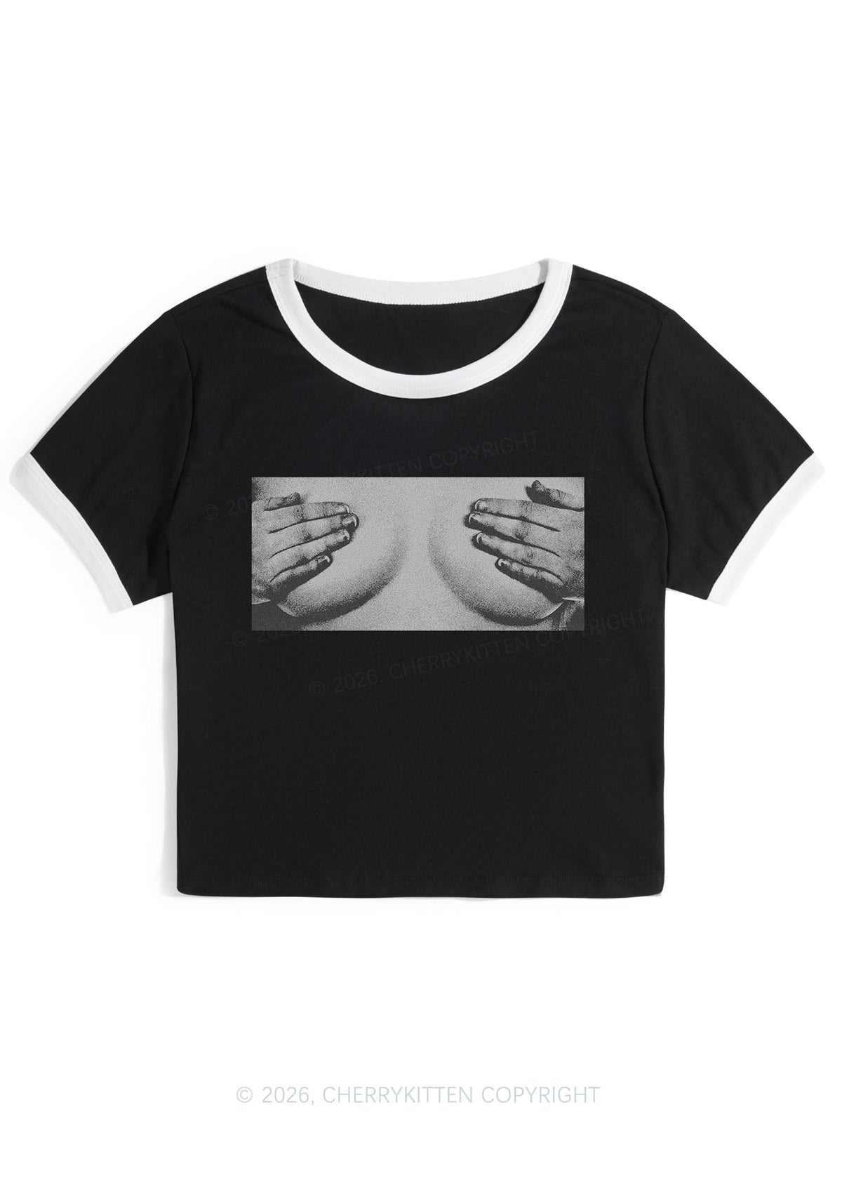 Touch Bxxbs Y2K Ringer Tee Cherrykitten