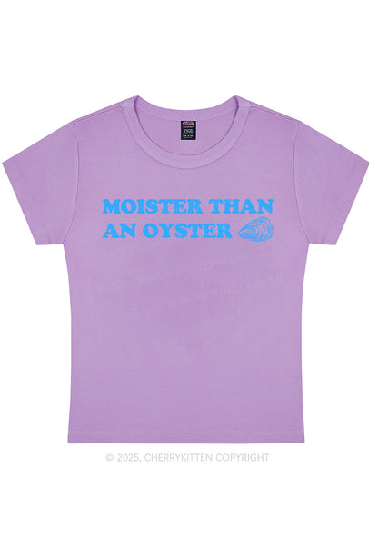 Moister Than An Oyster Y2K Baby Tee Cherrykitten