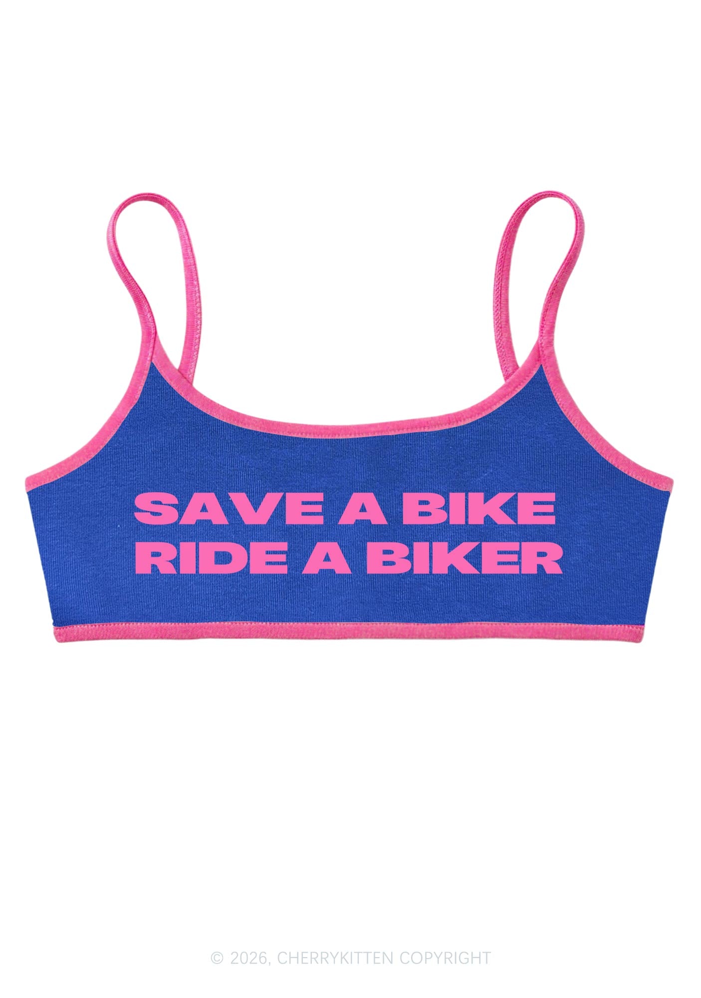 Ride A Biker Y2K Super Crop Cami Cherrykitten