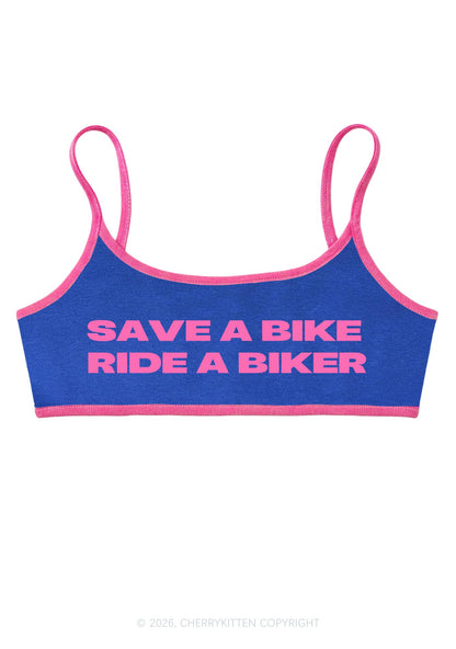 Ride A Biker Y2K Super Crop Cami Cherrykitten