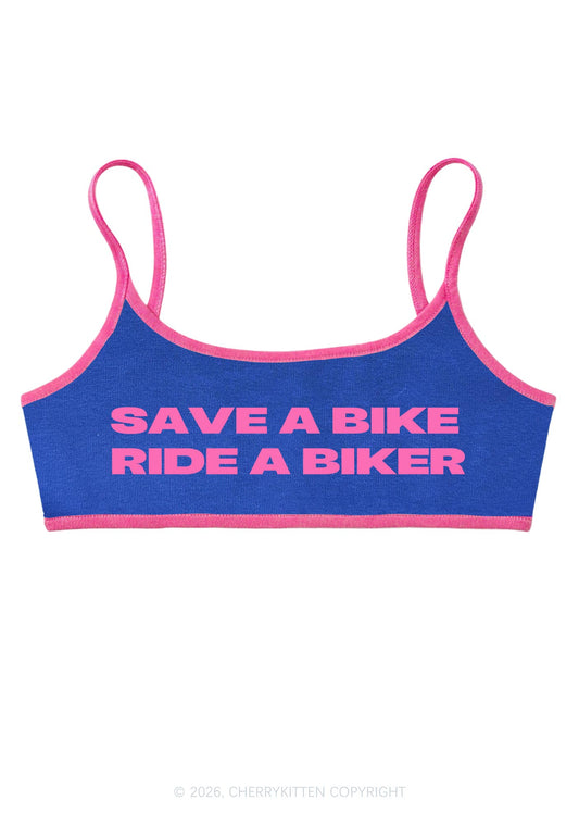 Ride A Biker Y2K Super Crop Cami Cherrykitten