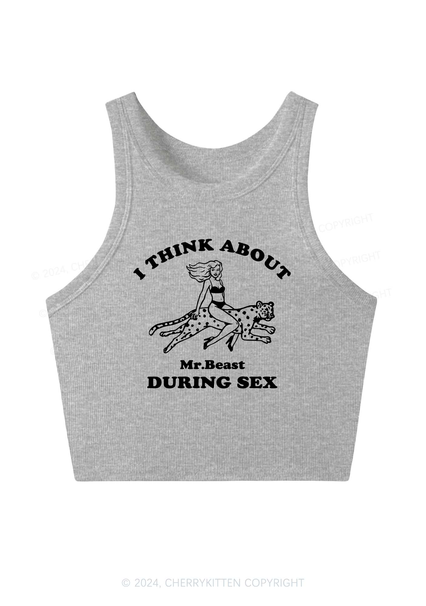 Think About During Sx Y2K Crop Tank Top Cherrykitten