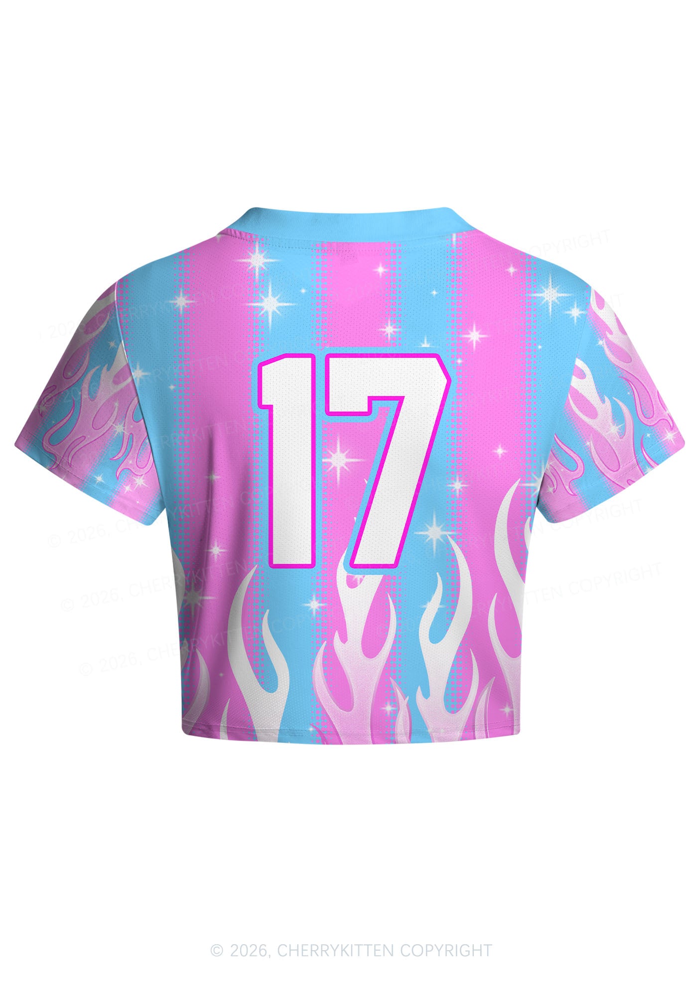 Dibs On The DJ Y2K Crop Football Jersey Shirts Cherrykitten