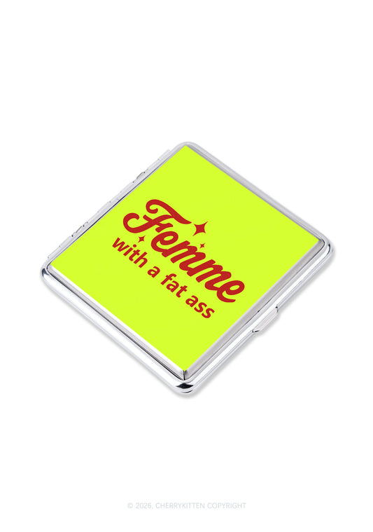 Femme With A Fat Axx Pride Y2K Cigarette Case Cherrykitten