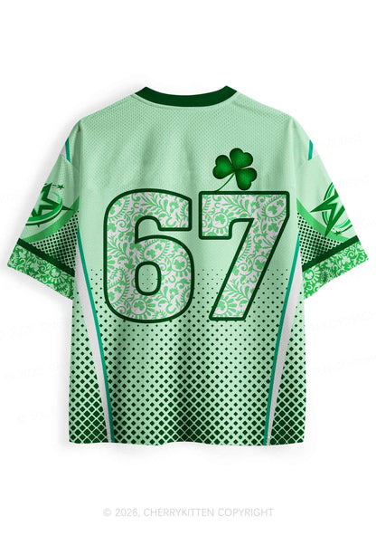 Custom Drink Up Bxxches St Patricks Y2K Sport Jersey Shirts Cherrykitten