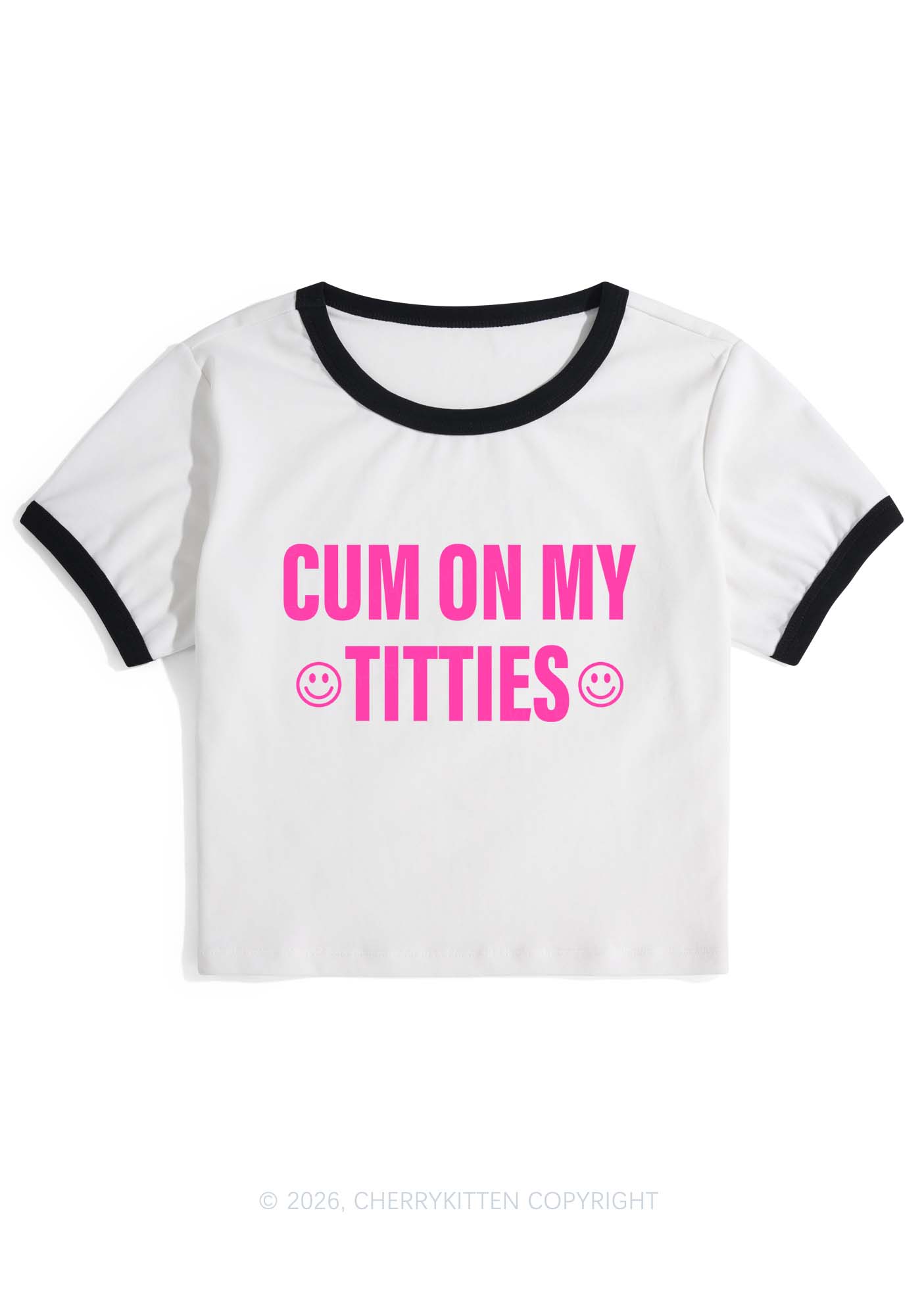 Cxm On My Txtties Y2K Ringer Tee Cherrykitten