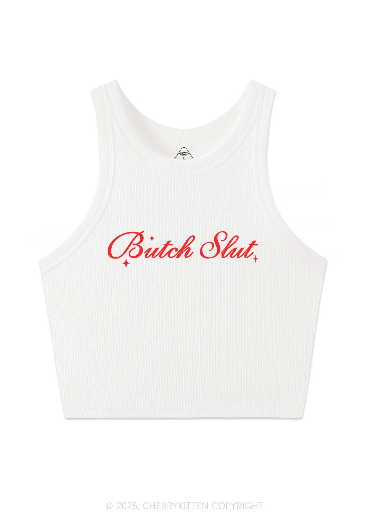Bxxch Slxt Y2K Crop Tank Top Cherrykitten