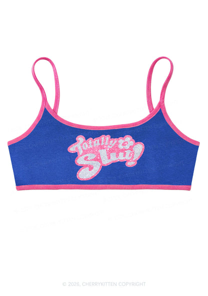 Glitter Totally Slxt Y2K Super Crop Cami Cherrykitten
